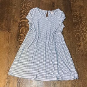 Black and white t shirt dress